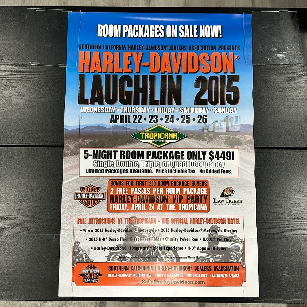 Harley-Davidson Laughlin 2015 Poster